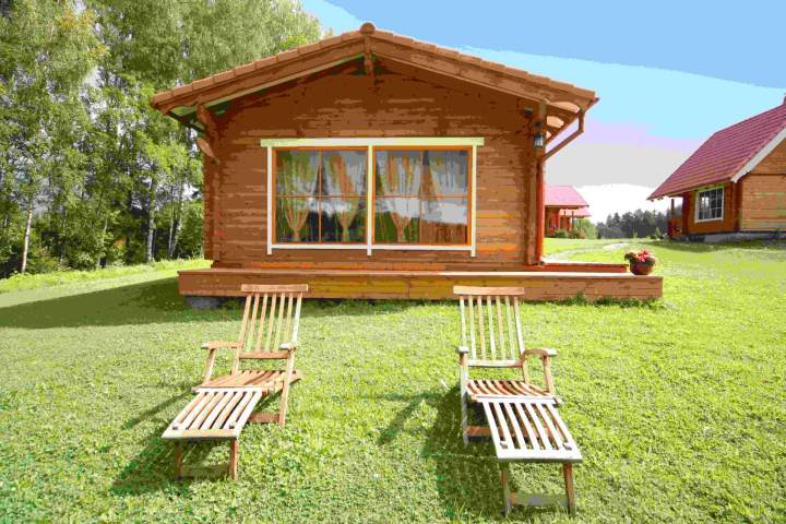 Construction de chalets écologiques, Embrun